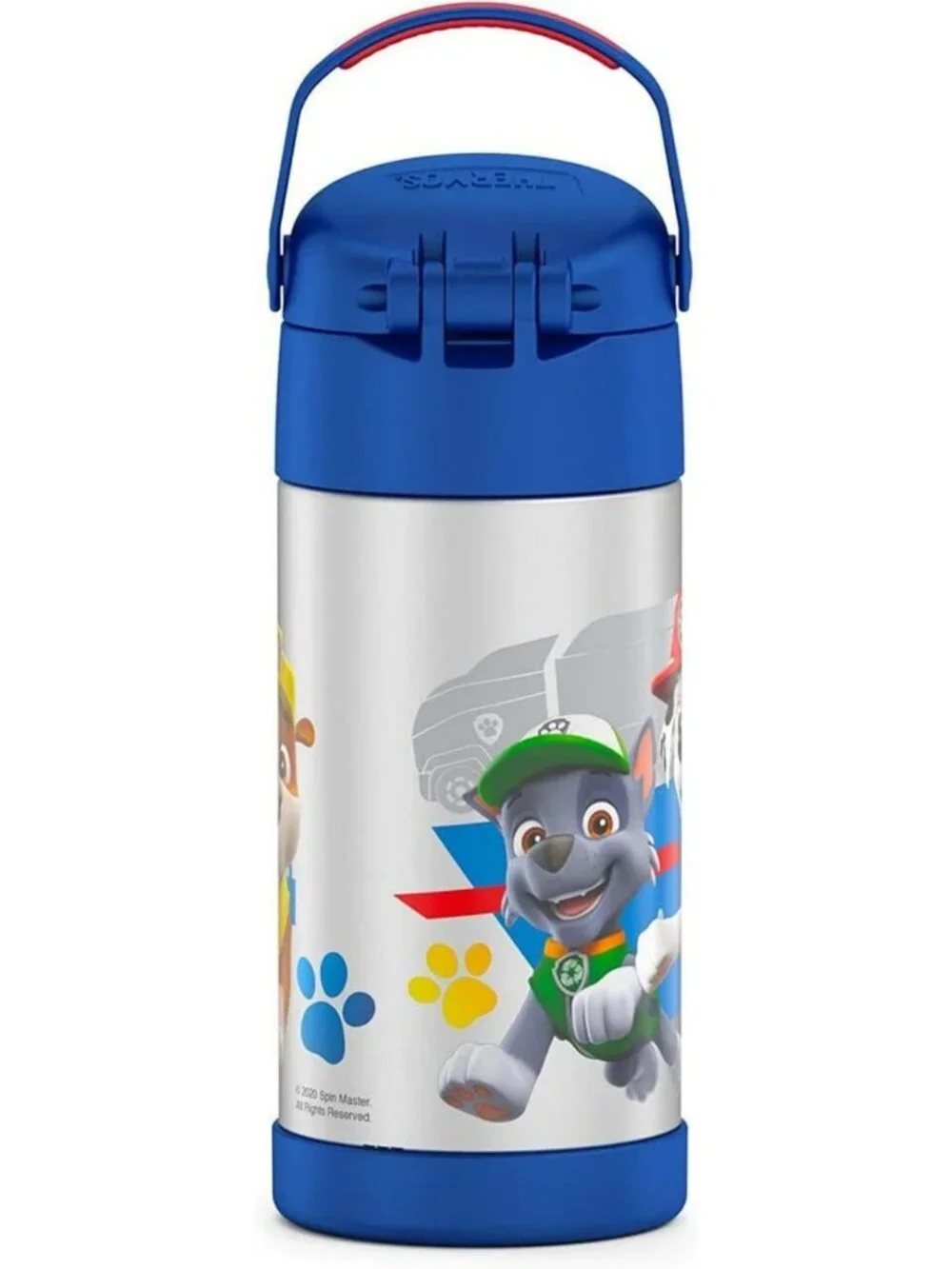 12oz Insulated Kids Straw Water Bottle - Stainless Steel, Vacuum Sealed, 2 Pack
